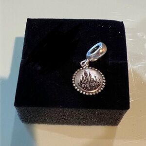 Authentic Pandora NYC Silver New York Dangle Charm!!!